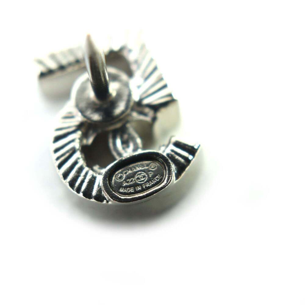 CHANEL Silver Logo Brooch - Picture 11 of 12